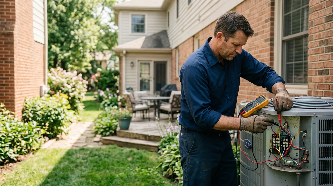 HVAC technician working near Ryde, CA